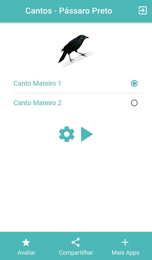 Android application Pássaro Preto, Melro ou Graúna screenshort