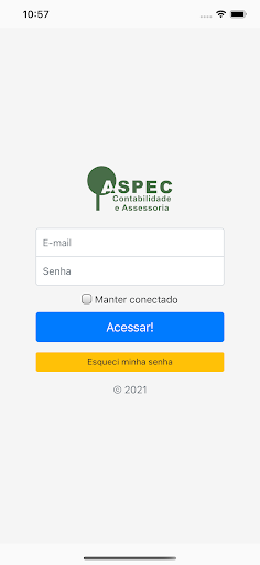 Android application Aspec Contabilidade screenshort