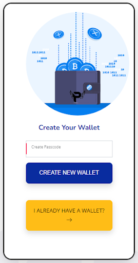 Android application Paxpal Wallet screenshort