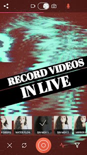 Glitch Video Effects -VHS Camera Aesthetic Filters Capture d'écran