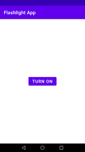 Android application Flashlight App screenshort
