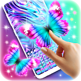Ripple Galaxy Butterfly keyboard icon