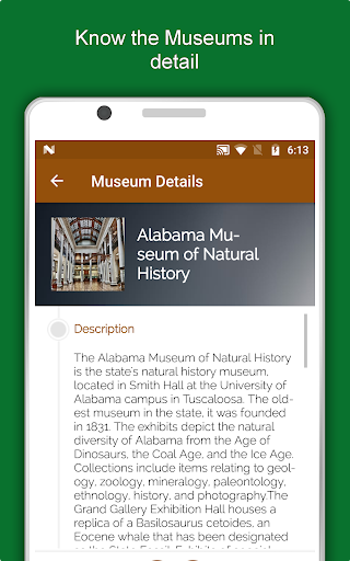 Screenshot of Palaeontology Dictionary App