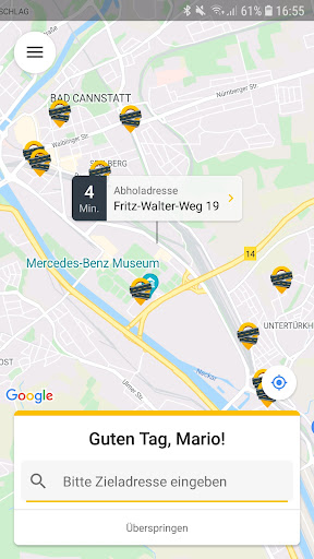 Stuttgart Taxi Screen 2
