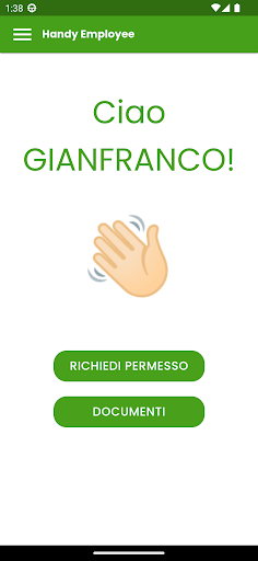 Android application Handy Employee screenshort