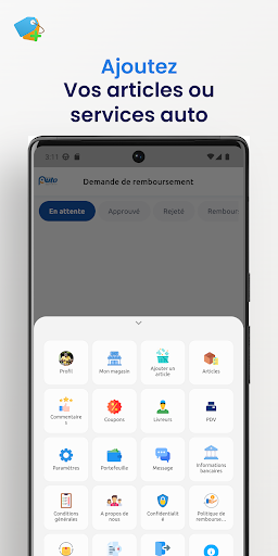 Pièces Auto App Vendeur Screen 3