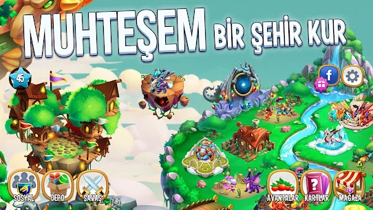 Dragon City Mobile apk 2022 indir hileli 5