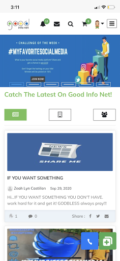 Android application Good Info Net screenshort