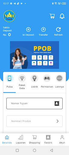 Android application mah tronik screenshort