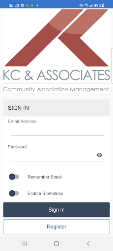 Android application KCA Mobile App screenshort