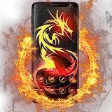 Dragon Theme Cool Fire Tattoo icon