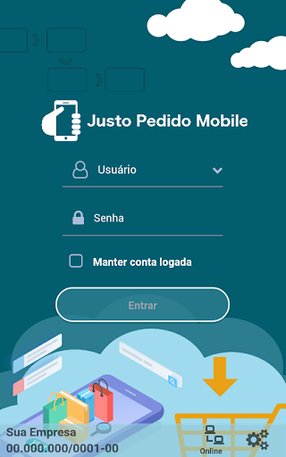 Android application Justo Pedido Mobile screenshort