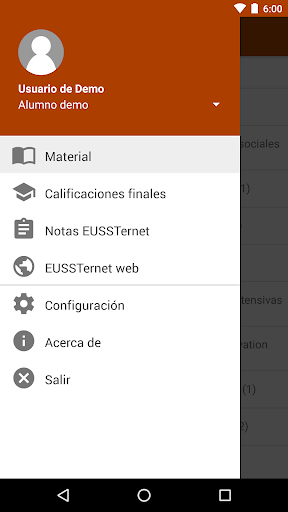 Academic Mobile EUSS Screen 2