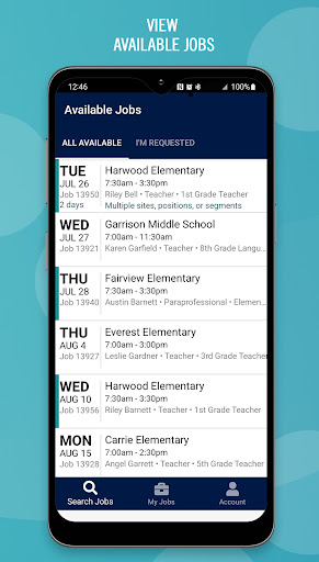 Android application My Sub K-12 screenshort