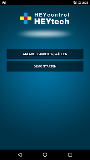 Android application HEYcontrol - Haussteuerung screenshort