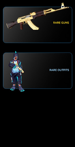 Android application FF RARE SKINS screenshort