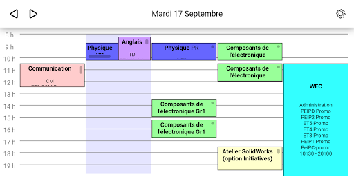 Polytech edt (Paris-Saclay) Screen 2