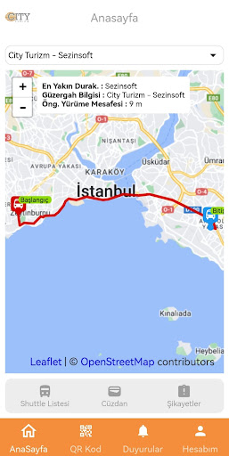 City Turizm Shuttle Screen 2
