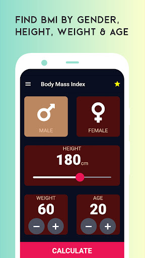 BMI - Body Mass Index Screen 3