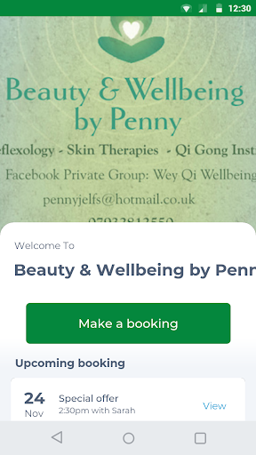 Android application Beauty & Wellbeing by Penny screenshort