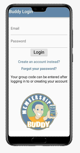 Android application Membership Buddy screenshort