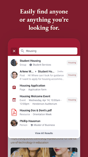 Android application myBYUH screenshort