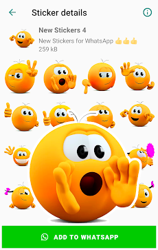Emoji Stickers for WhatsAppのおすすめ画像4