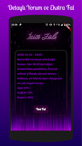İsim Falı -Günlük fal programı Screen 2