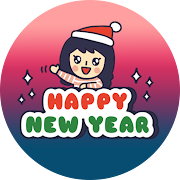 Happy Holiday Sticker for WhatsApp Messenger