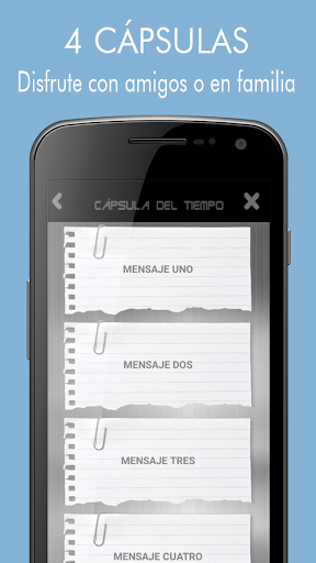 Cápsula del Tiempo CLUB Screen 3