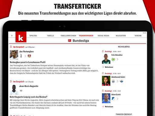 kicker Fußball News screenshots 16