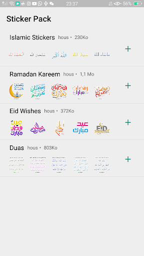 Islamic stickers Screen 3