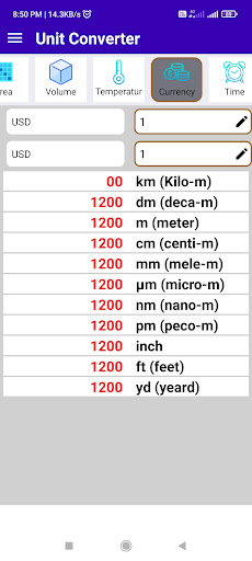 Ultimate Unit Converter Screen 3