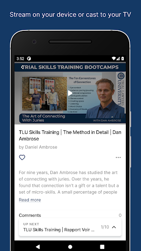 Trial Lawyers University Screen 3