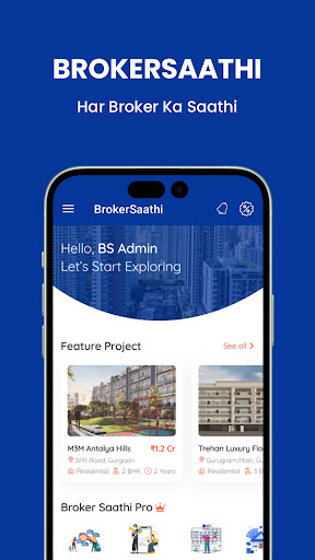 Android application BrokerSaathi screenshort