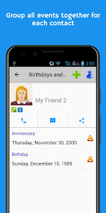 Birthdays & Events Reminder  Screenshots 3