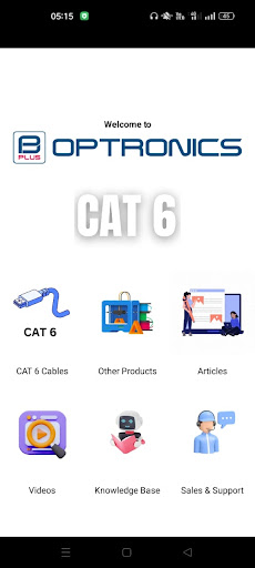 Android application CAT 6 screenshort