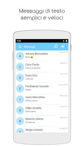 Anteprima dell'app