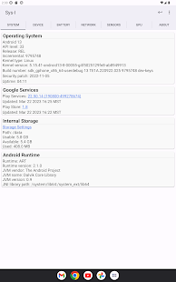 Sys-I: Android System Info Screenshot