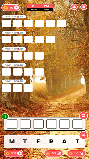 Android application Form Words screenshort