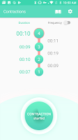 screenshot of Contraction Timer & Counter 9m