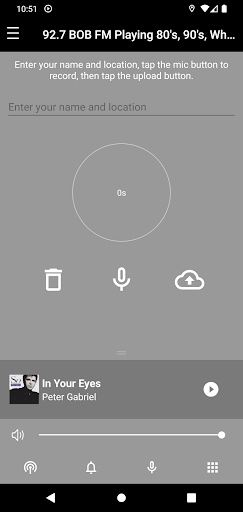 Android application 92.7 Bob FM Chico screenshort