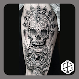 Skeleton Tattoo Design icon