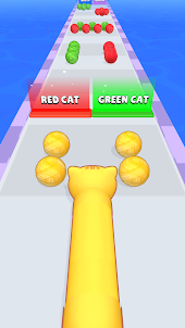 Long Cat Run・Growing Kitten 3D