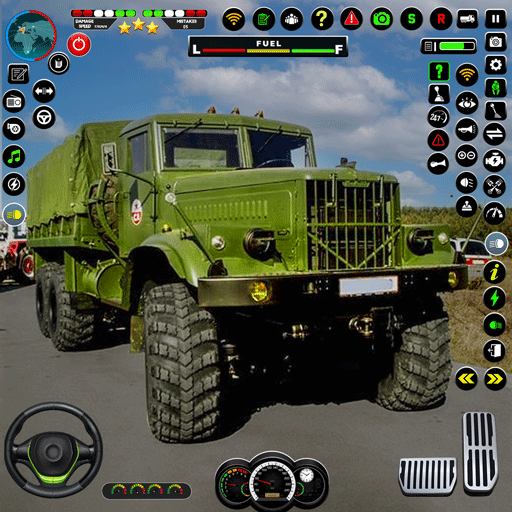 قيادة شاحنة عسكرية لعبة 3D