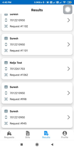 Phlebo App Screen 2