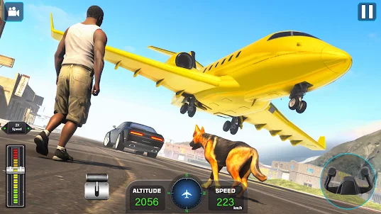 Летающие игры на самолете 3D