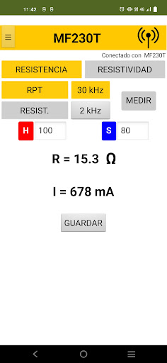 MF230T App Screen 3