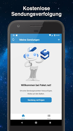 Paket.net Paketverfolgung & Se Screen 3