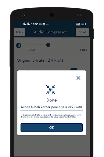 MP3 Compressor Screen 3
